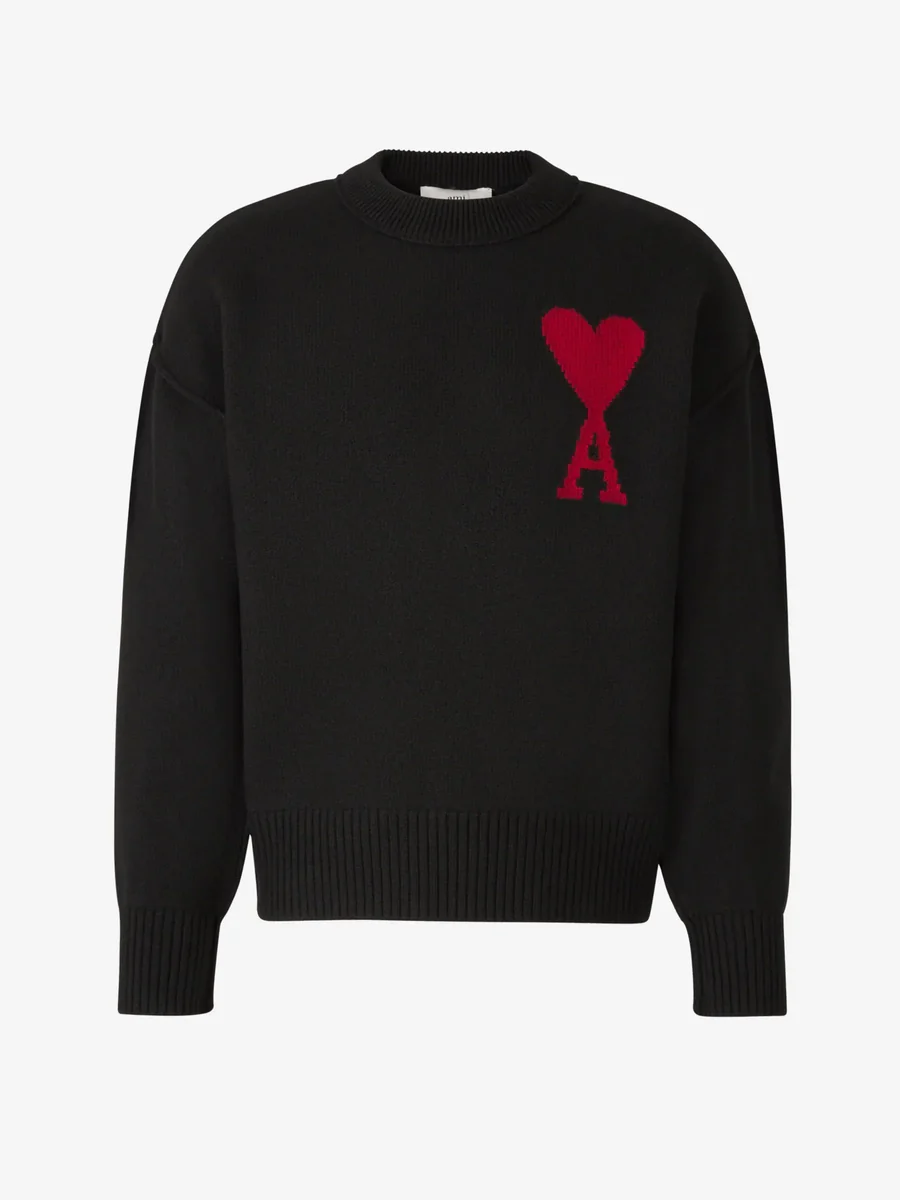 Ami Paris Black Sweater