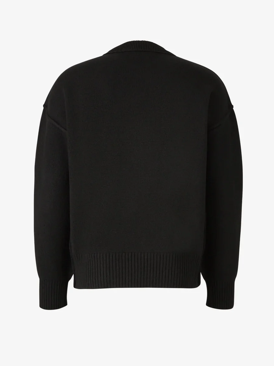 Ami Paris Sweater Black Front